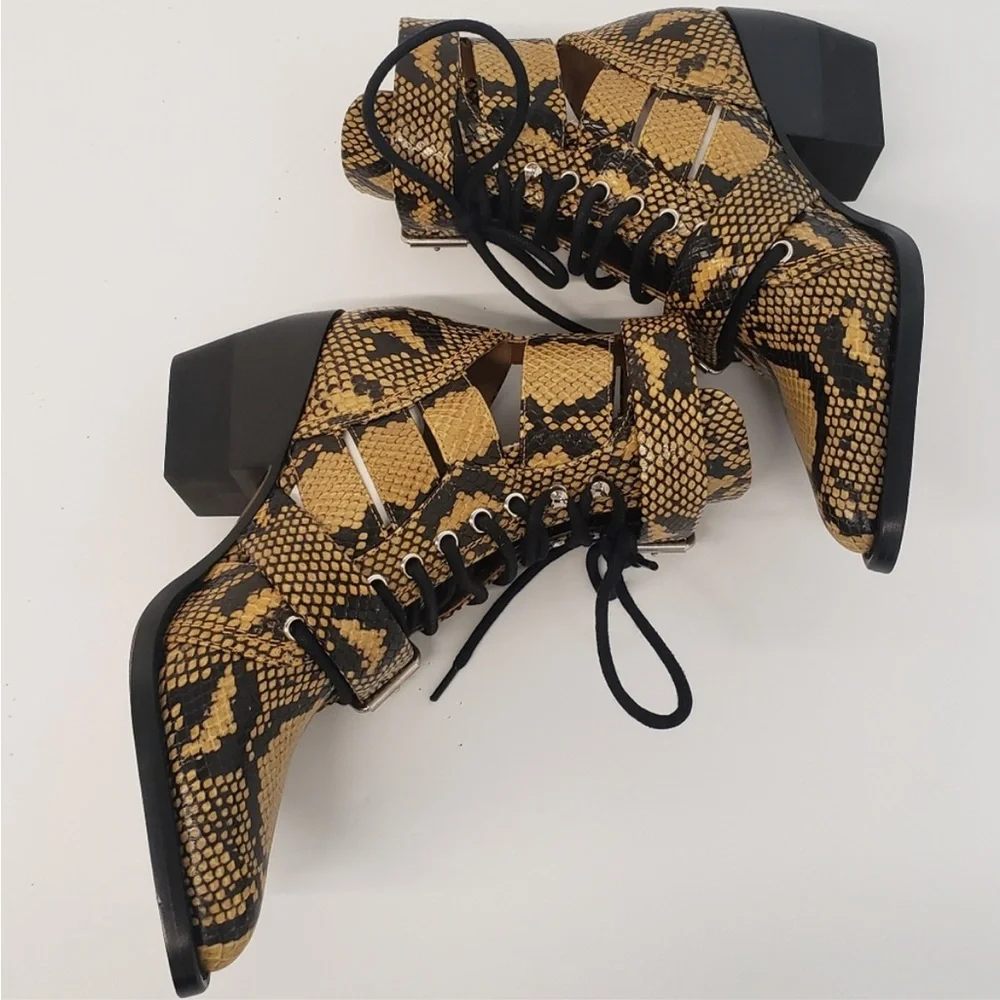 Chloe Rylee Python Print Medium Ankle
Boots - Picture 4 of 14